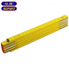 環鷹 木摺尺 雙面刻度測量尺, 1個, 木尺 2米/10節