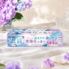 白元 DRY&DRY UP 除濕盒 450ml 紫陽花香 3入組, 1個