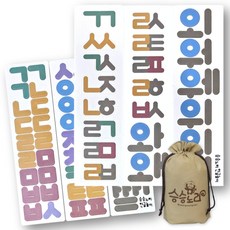승승노리 한글자석 단품 겹받침 세트, 96피스, 1개