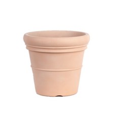 재미있는화분 플라스틱 토분 대형 화분, 1개, 베이지