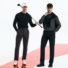 [MU] 25FW 남성 우븐 스판 기모팬츠 2종세트