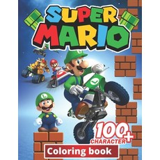 Super mario Coloring Book: +100 Illustrations wonderful Jumbo Super mario Coloring Book For Kids Ag... Paperback, Independently Published
