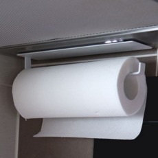 키친타올걸이 주방 냉장고 자석 자석 키친타올걸이 벽걸이 행주걸이 용품 철제 수납 세탁실 없는 현관, 블랙