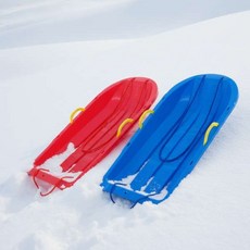 국산 눈썰매 잔디 갯벌 모래 썰매 [고급 플라스틱 썰매장 갯벌체험 사계절 실내 눈썰매장 눈 놀이 장비], 레드썰매+손잡이추가