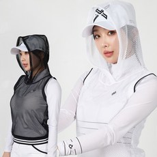 럽인골프 투빅토리 후드망사 햇빛가리개 일체형 조끼