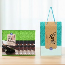 완도산 무조미 재래김 선물세트 5매 5봉 1박스 전통방식 구운김 명절선물용, 1