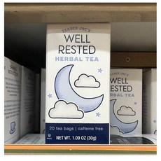 Trader Joe's 트레이더조스 웰 레스티드 허브티 티백 2g, 1개, 20개입