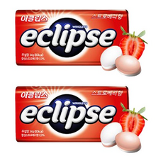 이클립스 스트로베리향 캔디, 34g, 2개