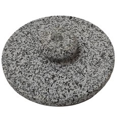 돌솥 뚝배기 냄비 솥밥 곱돌 가마솥 국산, 1개, 돌뚜껑만(돌솥미포함), 15cm