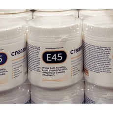 E45 舒緩濕疹乳霜 24H保濕 敏感肌適用, 1個, 乳霜(罐裝)-350g