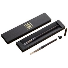 官帽造型狼毫毛筆套裝組，可拆卸印章設計，燙金祥雲禮盒包裝，多尺寸選擇，書寫繪畫皆宜, 1個, 總長約20.7cm 口徑 0.4cm 出鋒4cm