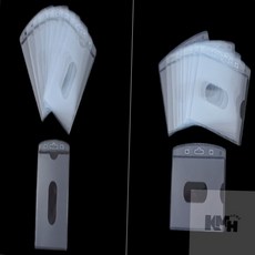 10P 명찰케이스 명찰목걸이 사원증 스태프명찰, 가로, 1개, 상세정보참조