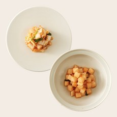 뽀뽀뜨 김치세트, 600g, 1세트, 김치세트(깍두기+맛김치)
