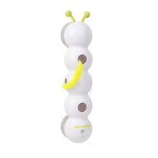 고양이 움직이는 애벌레 장난감 유도 냥플릭스놀이기구 A. 깃털 원통형 애벌레 1개 깃털 원통형 애벌레, 화이트