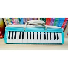 KAWAI 河合 鈴木SUZUKI MX-37C 口風琴 37鍵 附琴盒 輕巧便攜, 水藍色, 1套