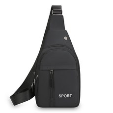 SPORT 運動斜背包, 黑色