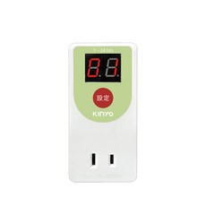 KINYO 電子式24小時定時器 TM-26 定時器 1-24小時 AC125V, 綠色, 1個