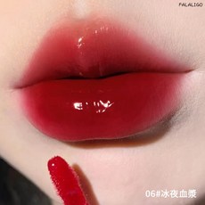 HERORANGE 氤氳冰夜鏡面唇釉 玻璃唇釉 嘟嘟唇彩, 1個