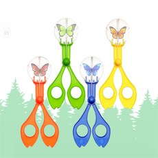 노코필수품 곤충채집 집게 14cm 관찰학습, 연두