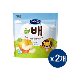 일동후디스 아이얌 동결건조 과일칩 순배, 15g, 2개