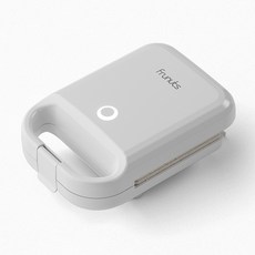 샌드위치 메이커 다기능 가정용 소형 토스터 겸 빵 제조기 세라믹코팅 전기 그릴, 화이트