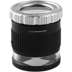 디지털돋보기 확대경 휴대용 고배율 루페 LED 보석감정 시계수리, B. 화이트(30배)