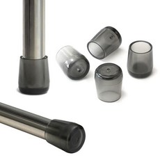 국산 의자발커버 의자고정 논슬립 블랙투명 8개입 gas*45486pA, XXS (0.95-1.05cm), 1개