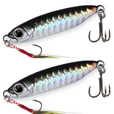 몬스팅 메탈지그 삼치메탈 방어지그 볼락 잿방어 고등어 광어 방어 농어 부시리, 1개, 10g, 멸치리얼