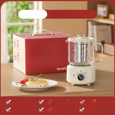 미니 전기 온수기 소형 가정용 온도조절 전기차포트, 600ml + 프리미엄판 수동장시간보온 선물, 기본 색상