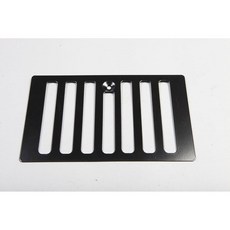 지프 랭글러 TJ용 러기드 리지 카울 통풍구 커버 | 스틸 블랙 11206.03 1998-2006 TJ 장착