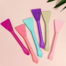 실리콘 클렌징 브러쉬 피부관리 세안도구 모공 딥클린 세정, 1개, 분리형팩브러쉬-랜덤