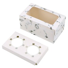 투명창 머핀 상자 컵케이크 타르트 (20P), T-대리석 2구(20P), 1개