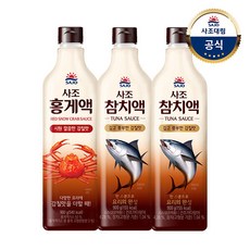[사조대림] 참치액 900g x2개 +홍게액 900g x1개, 3개