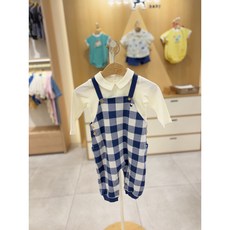 [블루독베이비]빅 체크세트형우주복 NY45A1360003