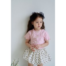 모모앤 벌룬 스커트 도트 속바지 러블리 여아 여름