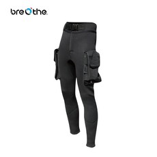 breathe 潛水褲 側邊口袋設計 褲腳拉鍊 可調節腰帶 水上運動適用