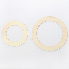 나무리스틀 / 원형 우드 리스 틀 만들기 재료 크리스마스 드림캐쳐, 소, 1개