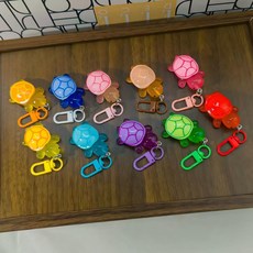 거북이 인테리어 소품 지퍼참 10개 세트, 10컬러믹스