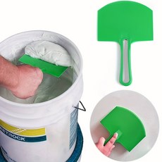 다용도 곡선형 플라스틱 페인트 헤라 퍼티 나이프, 1개