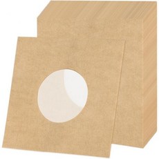 MECCANIXITY LP커버 레코드보관 속지 바이닐슬리브 7"x7" 비닐 레코드 내부 종이 슬리브 LP 앨범 보관 보호 커버용 폴리 안감이 있는 110GSM 안티 정전기 크래, MECCANIXITY LP커버 레코드보관 속지 바이닐슬