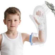 밸리윈드 샤워 암 용 방수 캐스트 커버 목욕용 재사용 가능한 수밀 백 부러진 팔꿈치 손목용 팔 둘레 6.3"~9.8", M