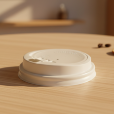 10 13 온스 종이컵 뚜껑 컵 리드 개폐 흰색 테이크아웃 뚜껑 100개입 (AF), 1개, 흰색 뚜껑