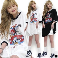 통통마녀 ] 하우링거 박스 반팔 2컬러 / 120kg 까지 착용 / 남여공용 / 오버사이즈