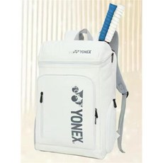 後背包yy雙肩包1408羽毛拍背包新款時尚yy包電腦包網球拍包羽球拍包 yy雙肩後背包 yy3-6支裝羽毛球袋, 1408白色【送鞋袋】, 1個