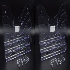 득템골라 파티션걸이 케이스 세트 3단 소품걸이, 60mm