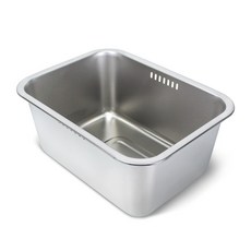 다용도 사각 스테인리스 주방 싱크대 설거지통 10L, 사각 스테인리스 설거지통 10L