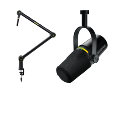 SHURE MV7 & Broadcast1 組合 11.11優惠 專業麥克風套裝 Podcast直播錄音首選, 1個, MV7+ & Broadcast1 黑色,不加購 超值配件, MV7+ & Broadcast1 黑色,不加購 超值配件