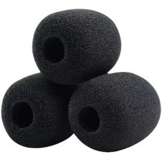 HyperX 클라우드 II믹스알파알파알파 알파-S클라우드 채팅 헤드셋 마이크 팝 필터 커버용 II 폼 교체3 PCS, 3 PCS