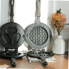 홈베이킹직화팬 미스터트롯쿡 사용 와플팬 직화 양면 22cm 59000EA 1EA, 멀티팬