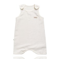 그린베베 국내생산 여름용 내츄럴 이중 거즈 수면조끼(롱)